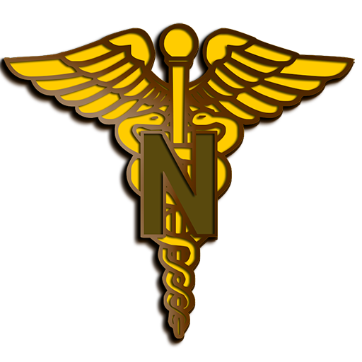 512x512 Nurse Medical Caduceus Logo Clipart Image