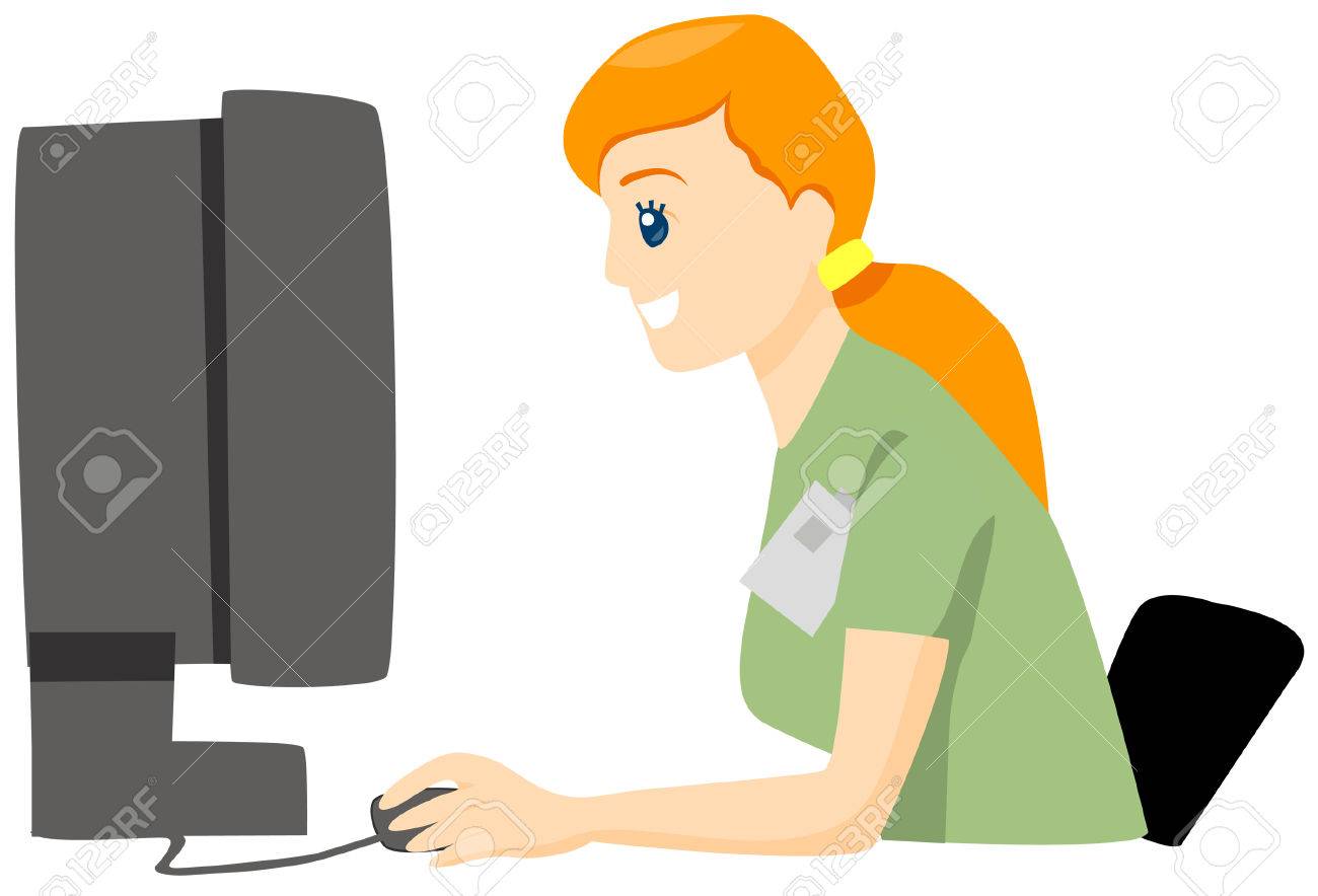 1300x884 Nurse At Computer Clipart Amp Nurse At Computer Clip Art Images