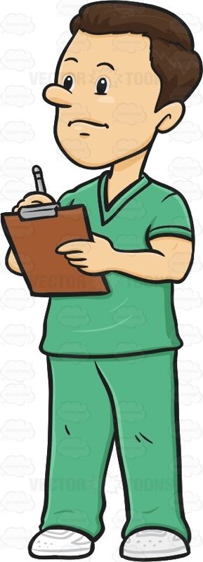 289x800 Male Nurse Clipart Free