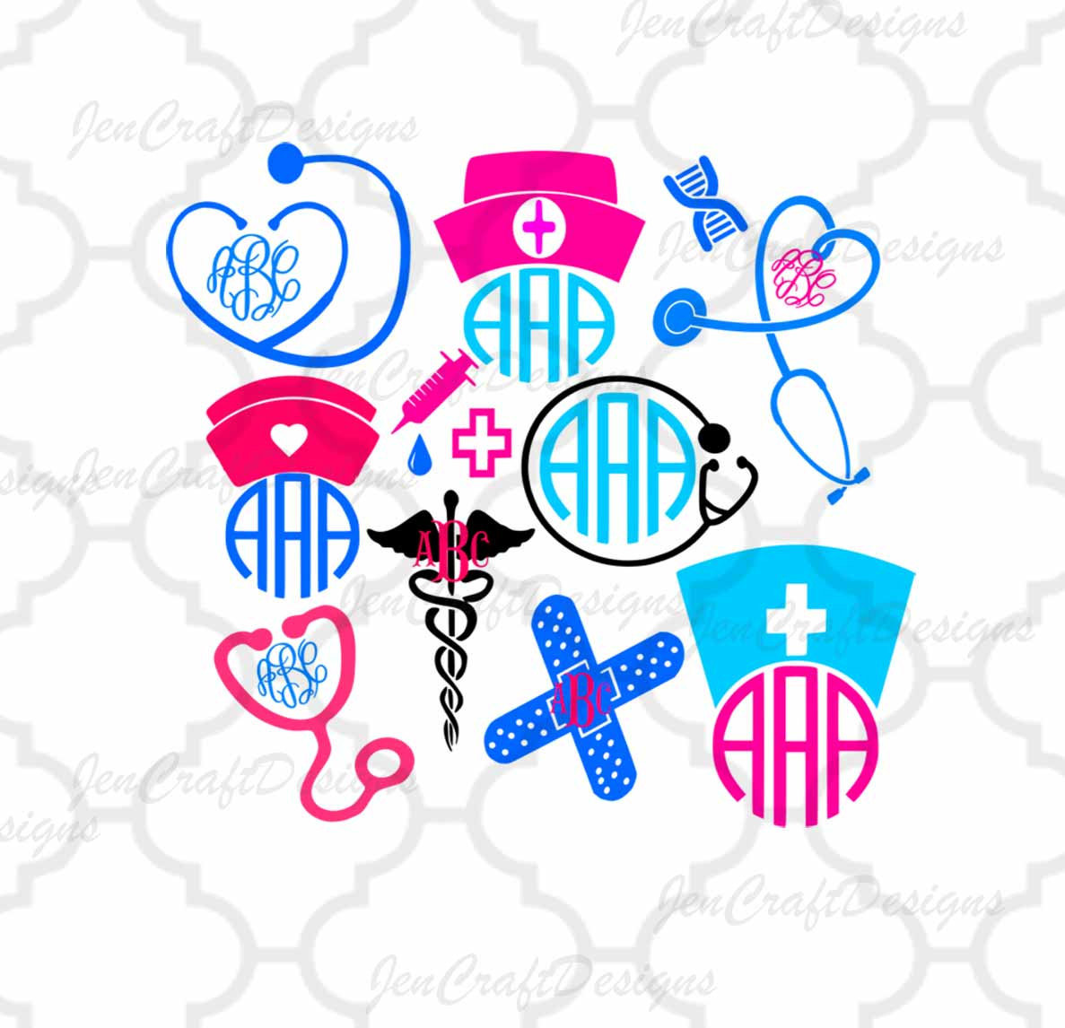 1187x1146 Nurse Svg Stethoscope Svg Nursing Svg Eps Png Dxf, Cut File Set