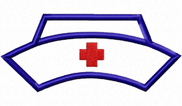 750x436 Nurse Hat Clipart Black And White