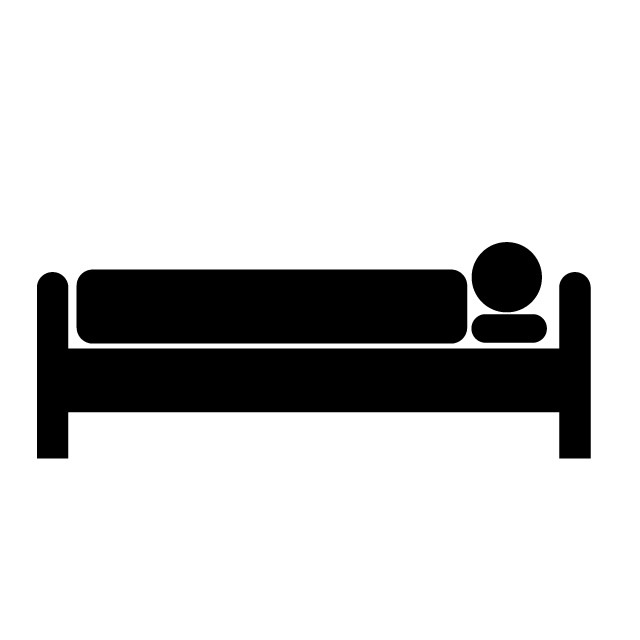 640x640 Bedridden Nursing Bed Free Icon Mark Illustration