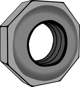 273x298 Hex Nut Clip Art Free Vector 4vector