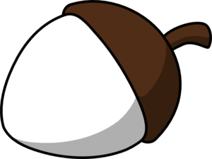 300x225 Nut Half Coloured Clip Art