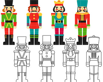 340x270 Nutcracker Clipart Etsy