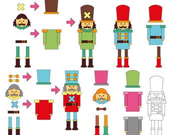 340x270 Pastel Nutcrackers Etsy