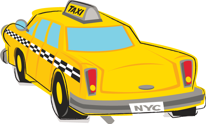 689x416 New York Taxi Clip Art Cliparts