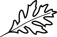 200x130 Oak Leaf Clip Art Black Clipart Panda