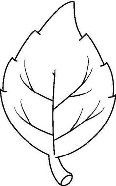 236x378 Fall Leaf Template Oak Leaf Outline Clip Art