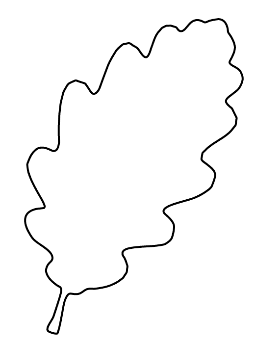 522x705 Leaves Clipart Leaf Outline