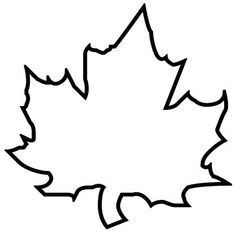 Oak Leaf Outline | Free download on ClipArtMag