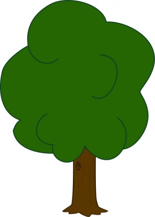 304x425 Oak Tree Clip Art