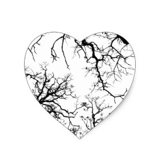 324x324 Oak Tree Silhouette Stickers Zazzle