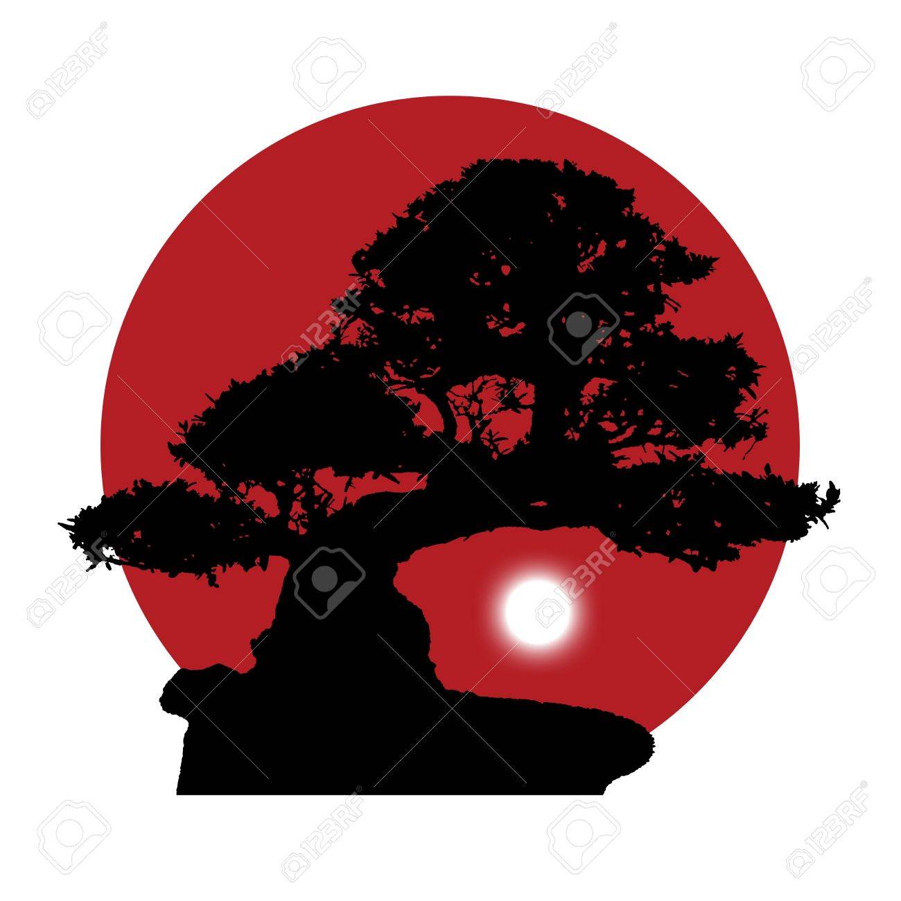 1300x1300 Images Bonsai Tree Silhouette Clip Art