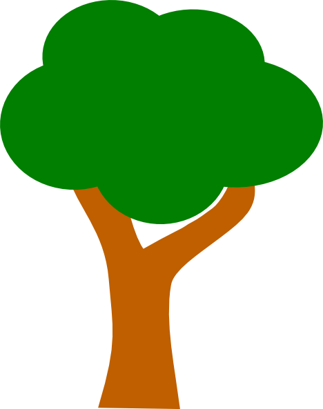 468x593 Green Oak Tree Clip Art