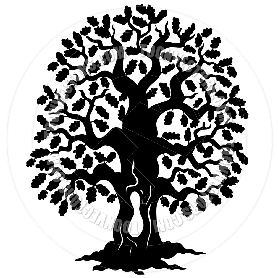 940x940 Oak Tree Silhouette Clip Art Cliparts