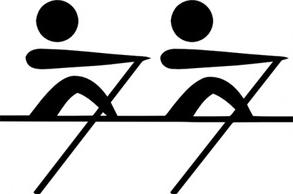 293x194 Rowing Clipart