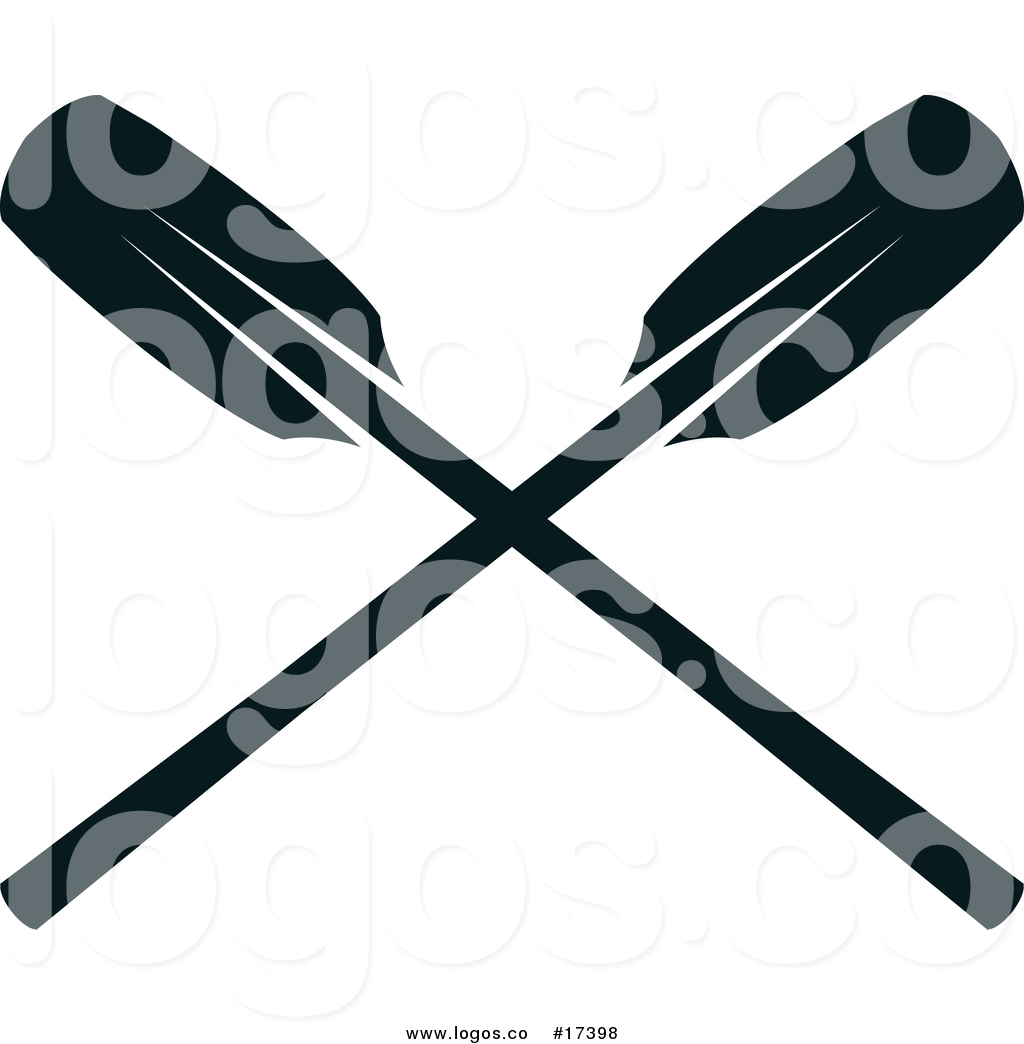 1024x1044 Royalty Free Vector Logo Of Criss Crossed Oars