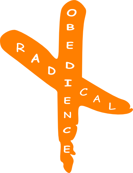 456x593 Radical Obedience Cross Clip Art