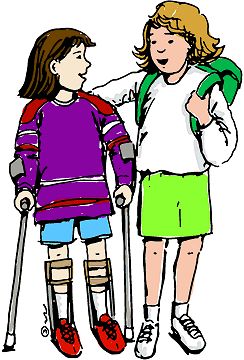 244x360 Showing Respect Clipart