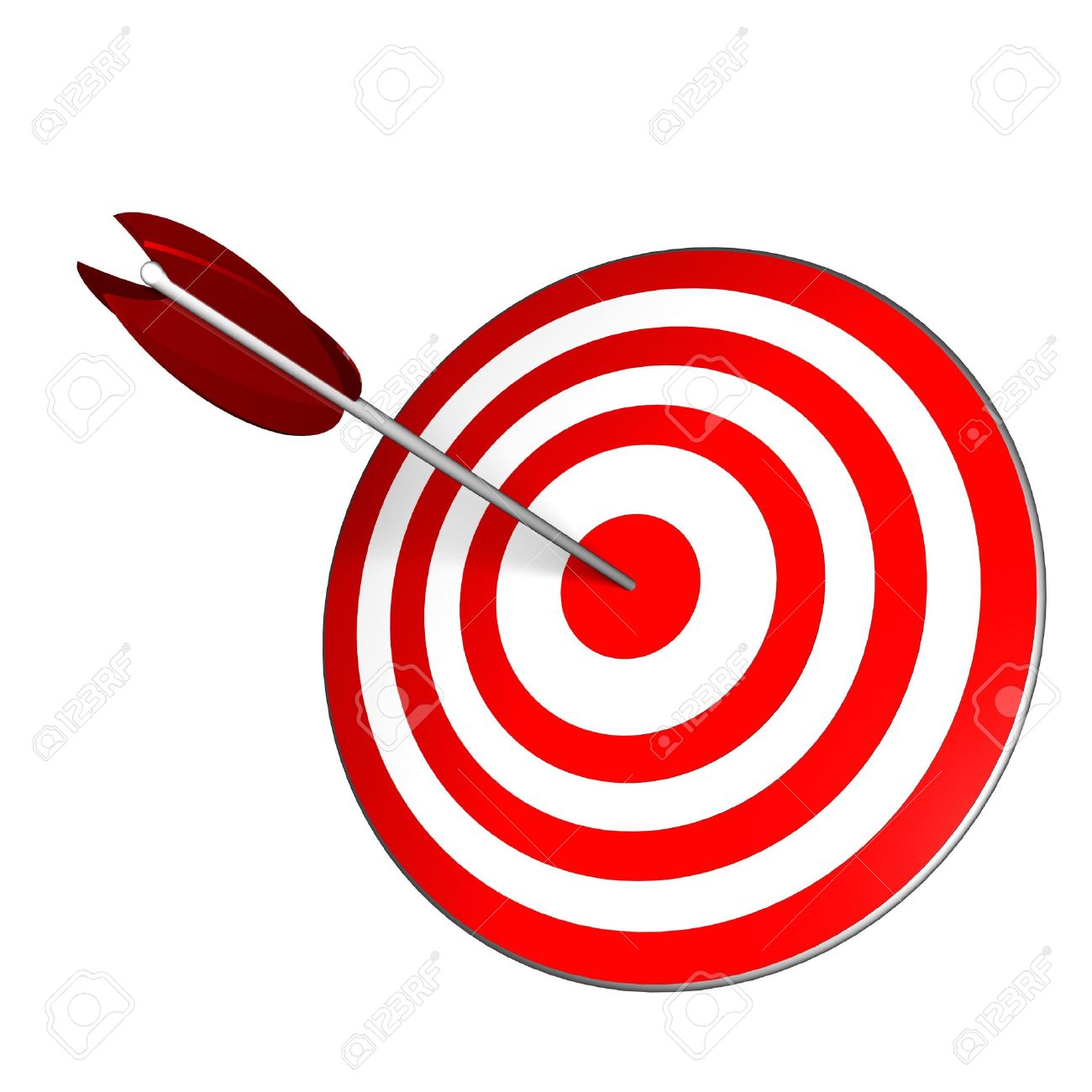 1300x1300 3d Clipart Target