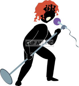 277x300 Singer Clipart Occupation