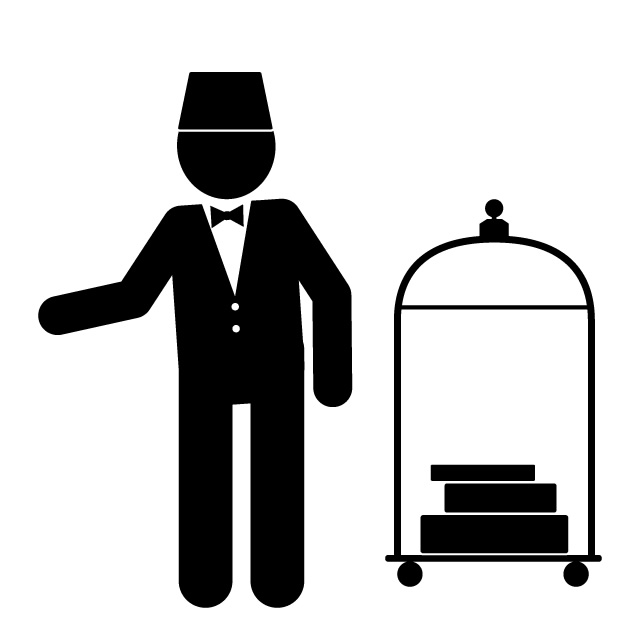 640x640 Bellboy Hotel Service Industry Luggage Work Free