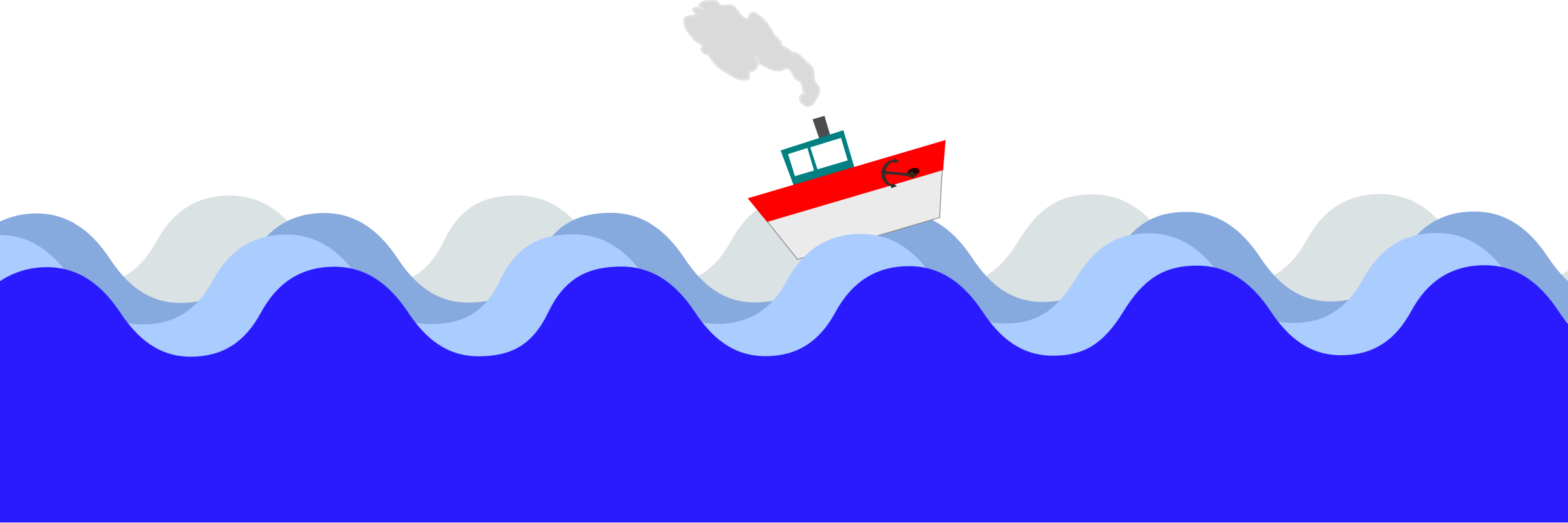2400x801 Sea Clipart