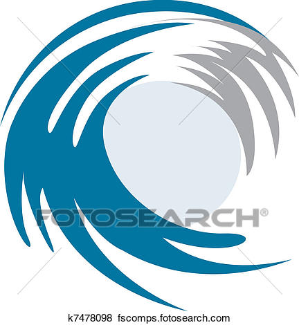 432x470 Clipart Of Ocean Wave Set K4081213