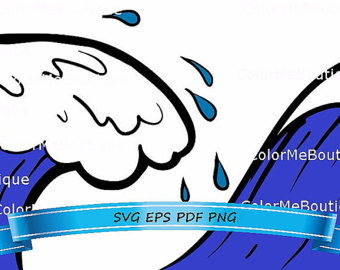 340x270 Waves Clipart Etsy