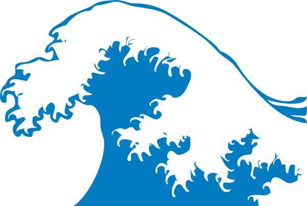 600x403 Tsunami Wave Clipart