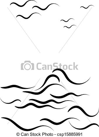 Ocean Waves Cliparts