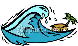 300x178 Ocean Clipart Tsunami Wave