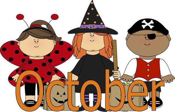 600x385 Cute October Clipart