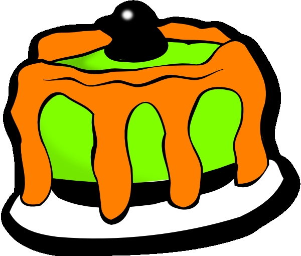 600x510 Halloween Birthday Cake Clipart