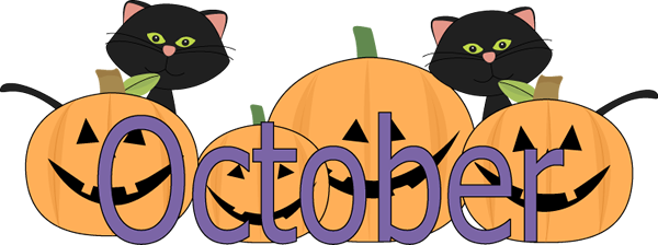 600x224 October Clipart Free