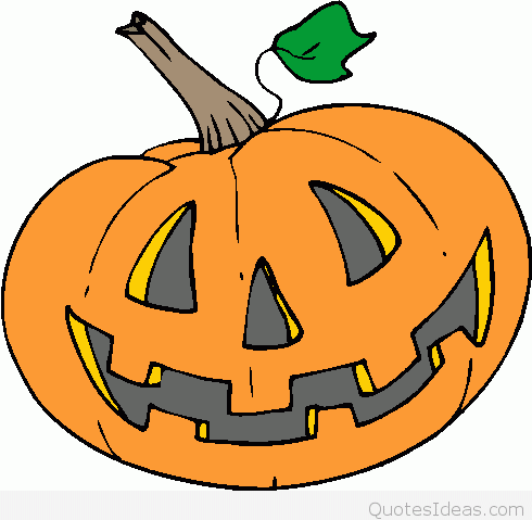 490x479 October Pumpkin Clipart
