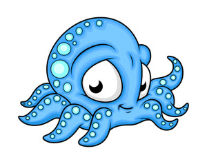 300x238 Cartoon Octopus