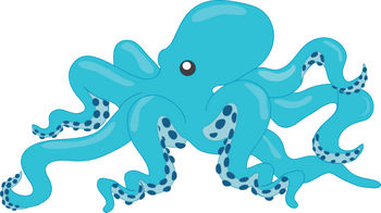 350x196 Octopus Clipart Sad