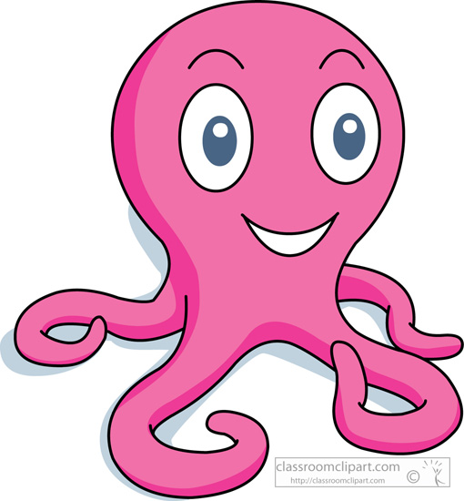 510x550 Cartoon Octopus Clipart Kid 2