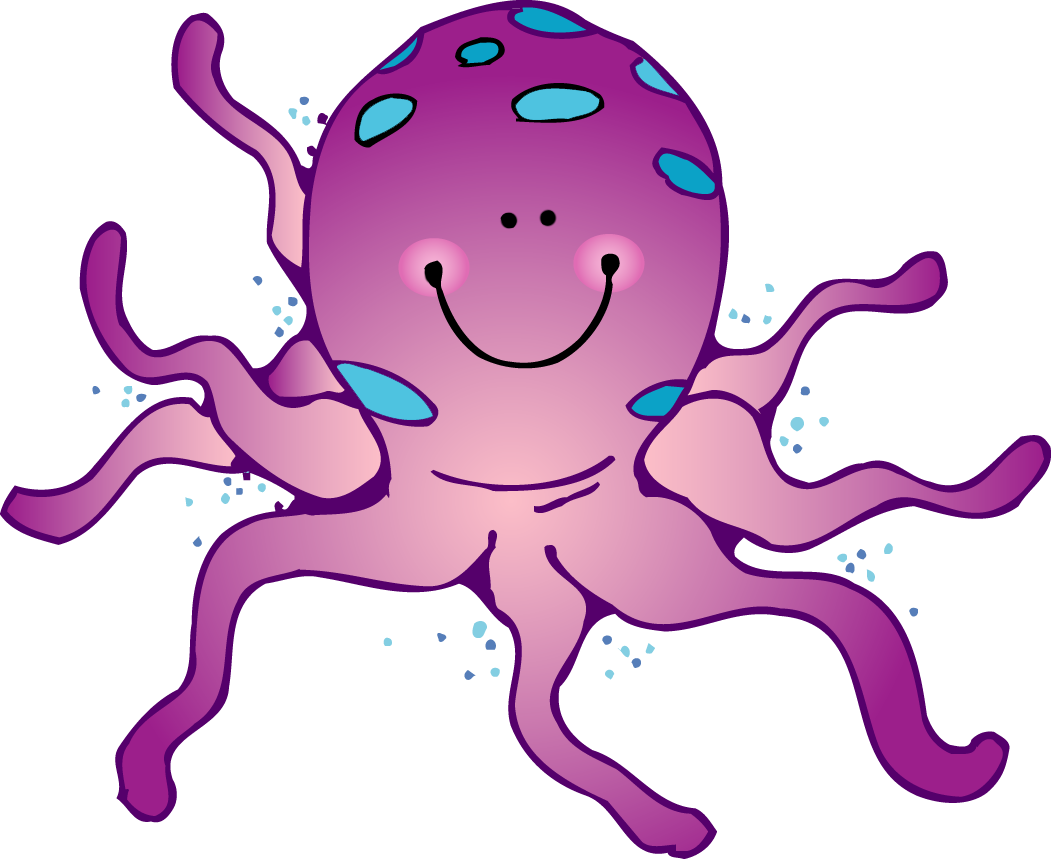1051x859 Cute Octopus 2 Clip Art