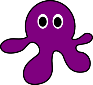 300x273 Octopus Clip Art