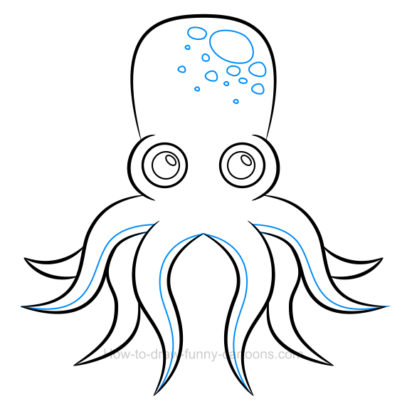 572x581 To Draw An Octopus Clip Art