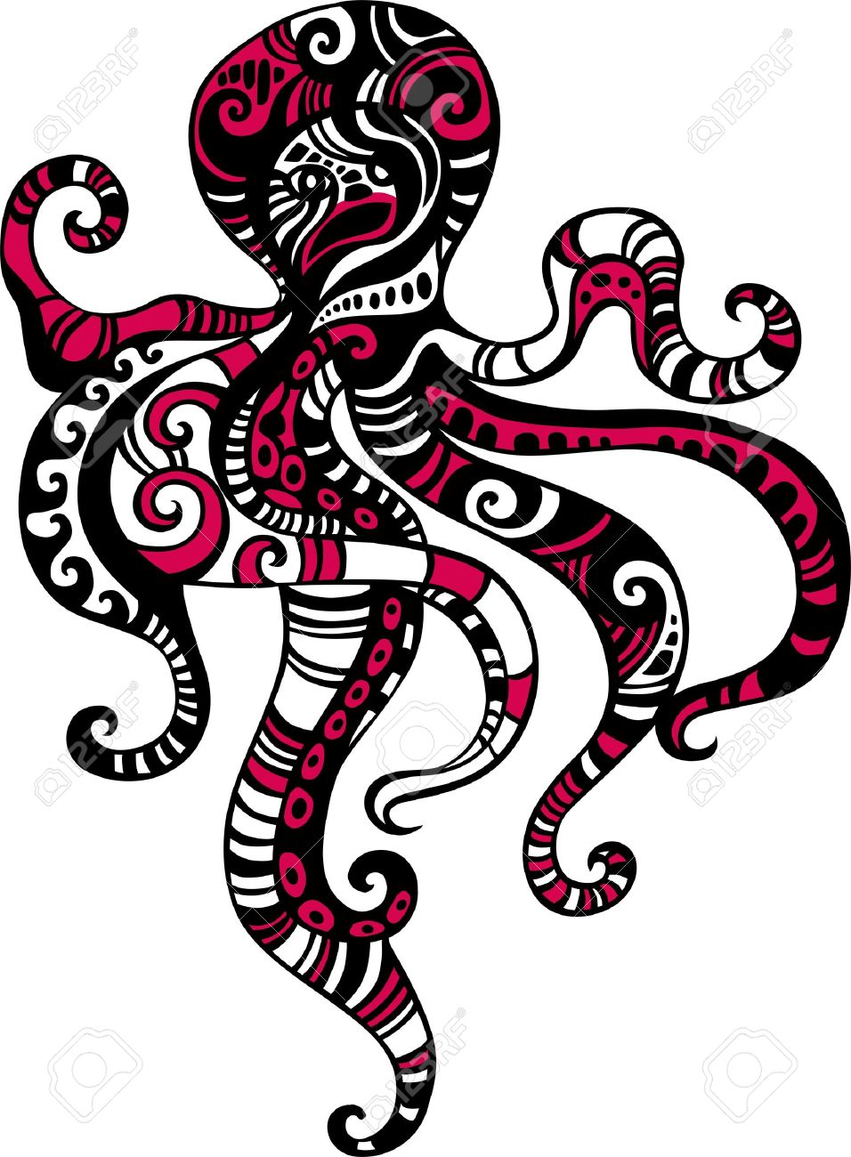 956x1300 Octopus Stock Vector Illustration And Royalty Free Octopus Clipart