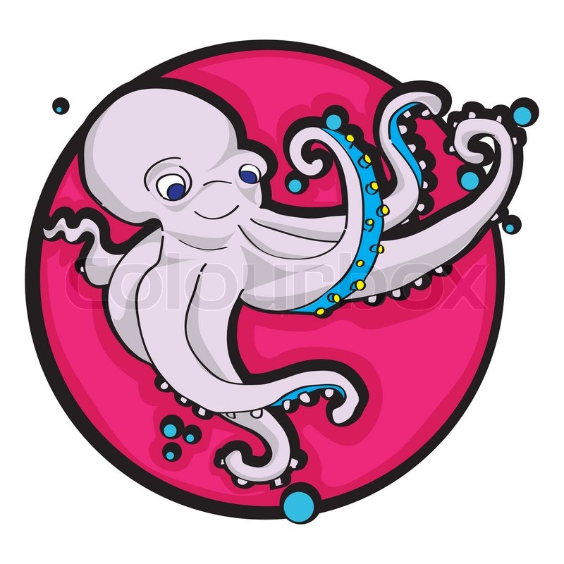 800x800 Octopus Clip Art Stock Vector Colourbox