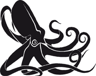 188x150 Realistic Octopus Sticker