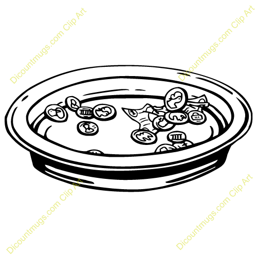 500x500 Plate Clipart Church Offering