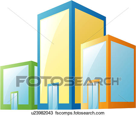 450x382 Clipart Of City, Building, Office, Office Building, Structure