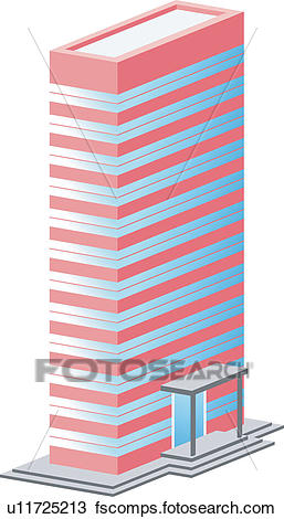 257x470 Clipart Of Office Building, Build, Architecture, Structure