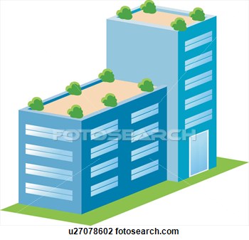 350x337 Office Building Clipart